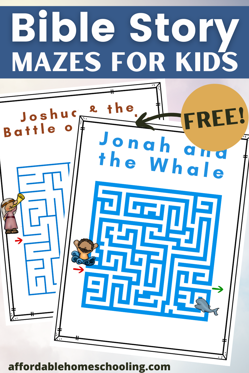 Free Bible Mazes Printable Pack For Home And Church Free Bible Mazes Printable Pack For Home And Church