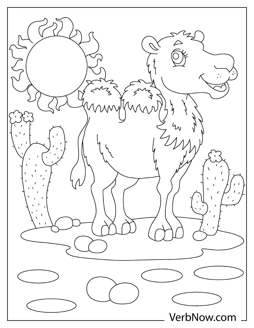 Free CAMEL Coloring Pages For Download Printable PDF 