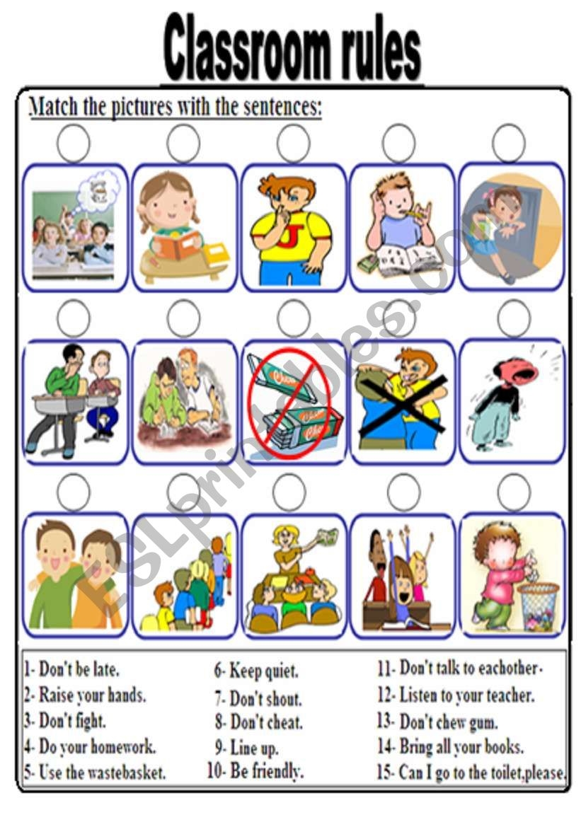 Free Classroom Rules Worksheet Download Free Classroom Rules Worksheet Png Images Free Worksheets On Clipart Library