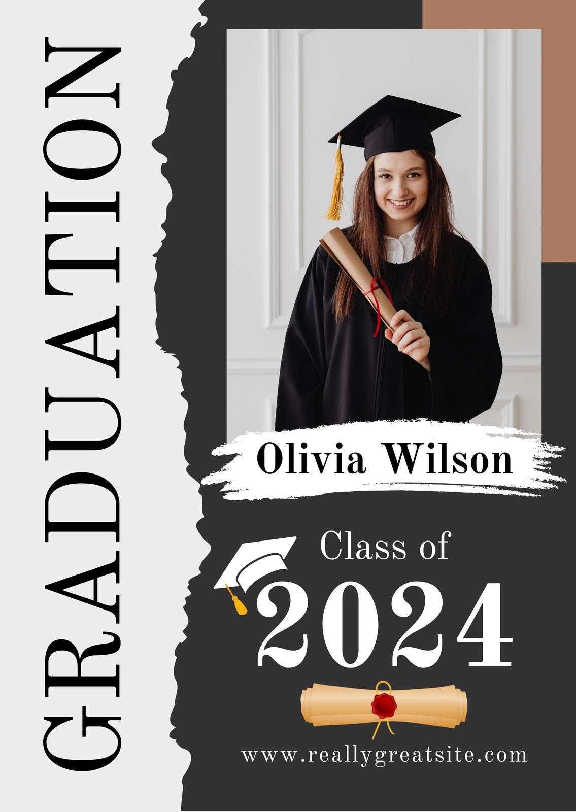 Free Custom Printable Graduation Announcement Templates Canva Free Custom Printable Graduation Announcement Templates Canva