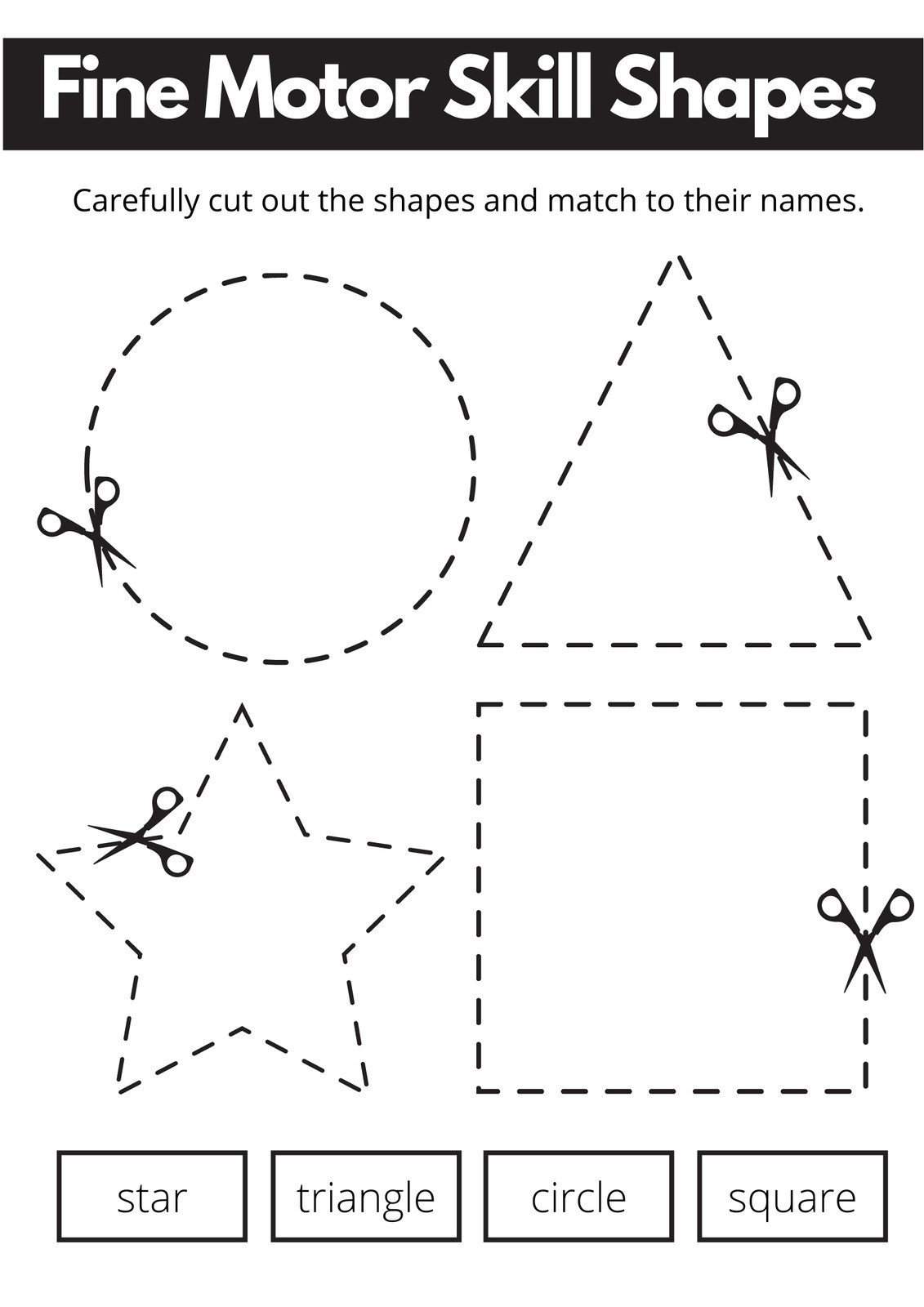 Free Printable Cutting Shapes Worksheets Free Printable Cutting Shapes Worksheets