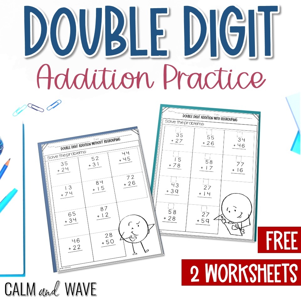 Free Printable Double Digit Math Worksheets