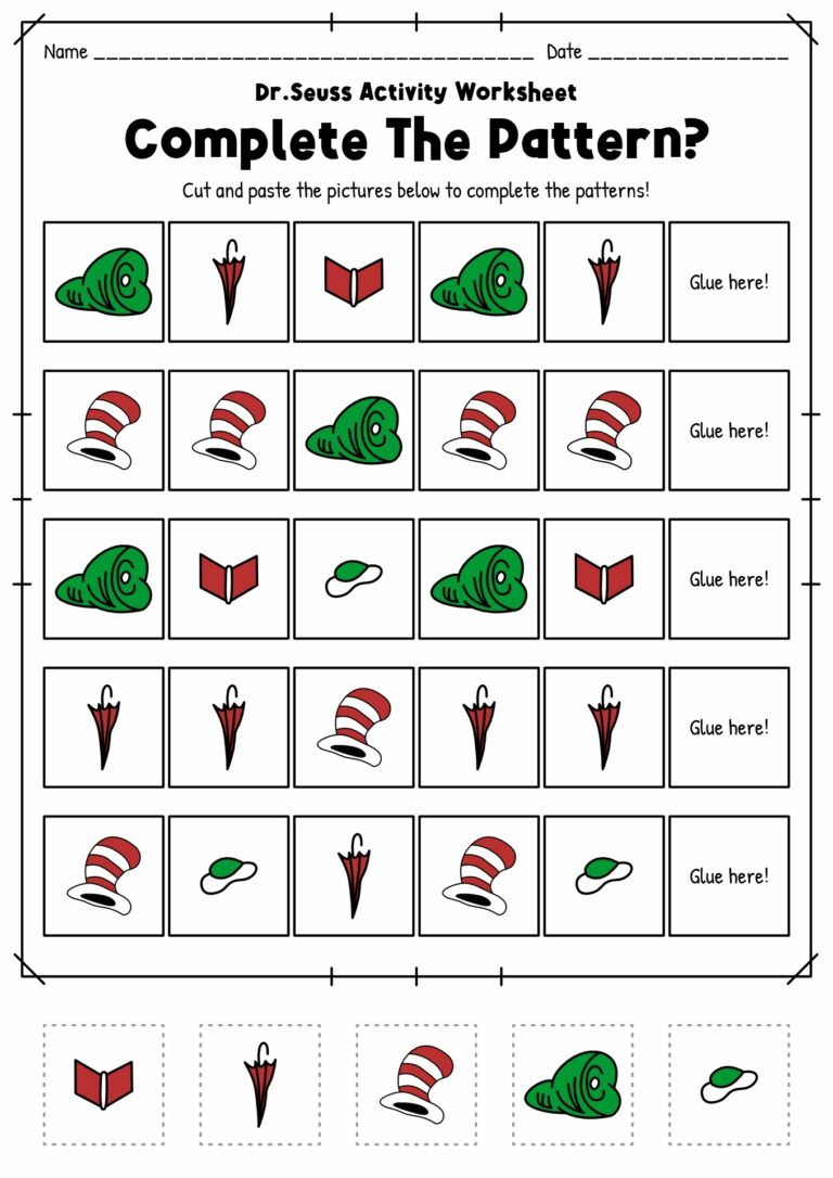 Free Dr Seuss Printables For Kindergarten Download Free Dr Seuss Printables For Kindergarten Png Images Free Worksheets On Clipart Library