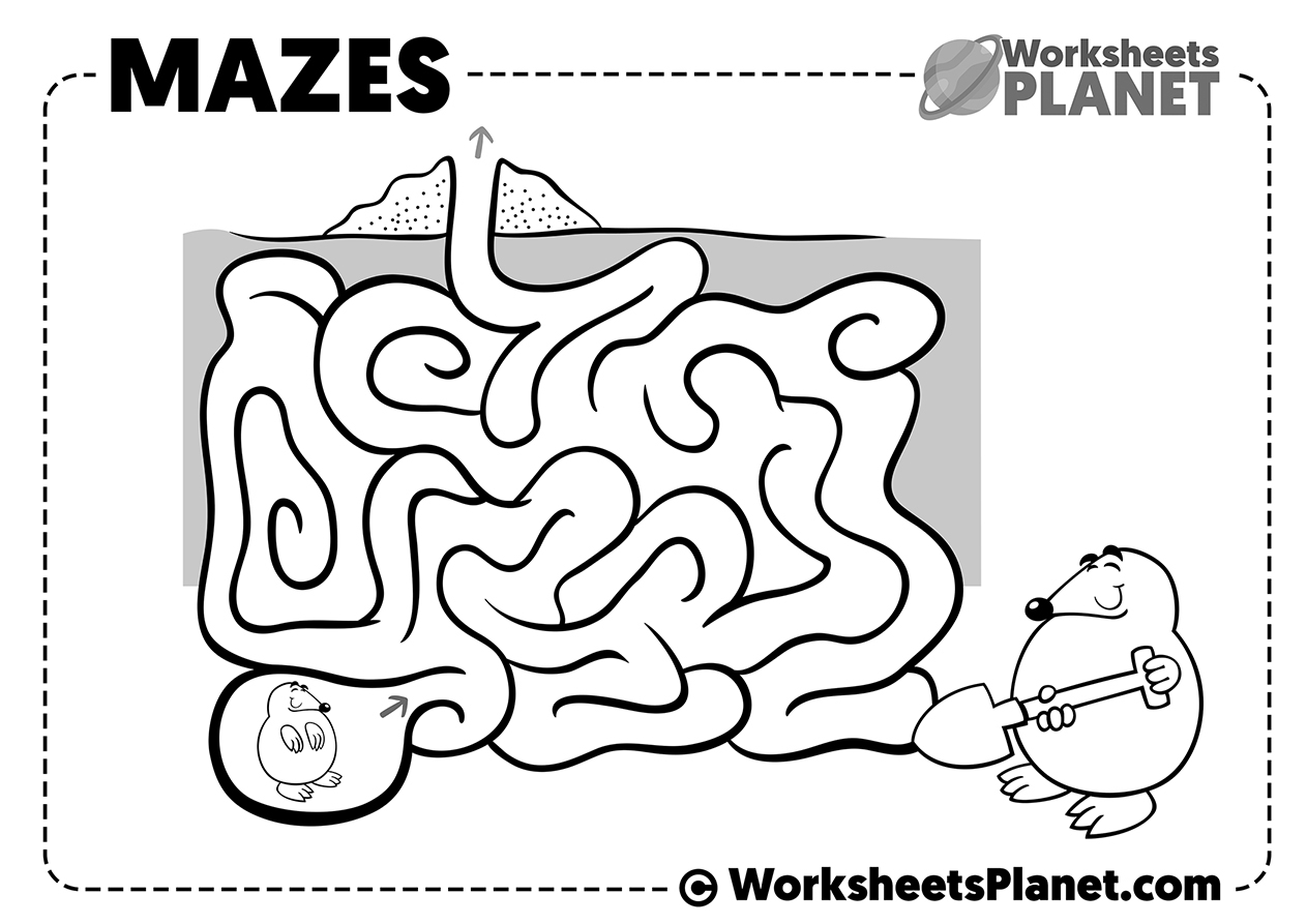 Free Easy Printable Mazes For Kids Download The FREE PACK Free Easy Printable Mazes For Kids Download The FREE PACK