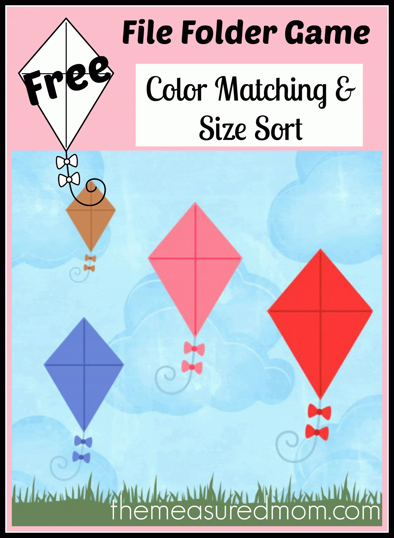 Free File Folder Game For Preschoolers Kites The Measured Mom Free File Folder Game For Preschoolers Kites The Measured Mom