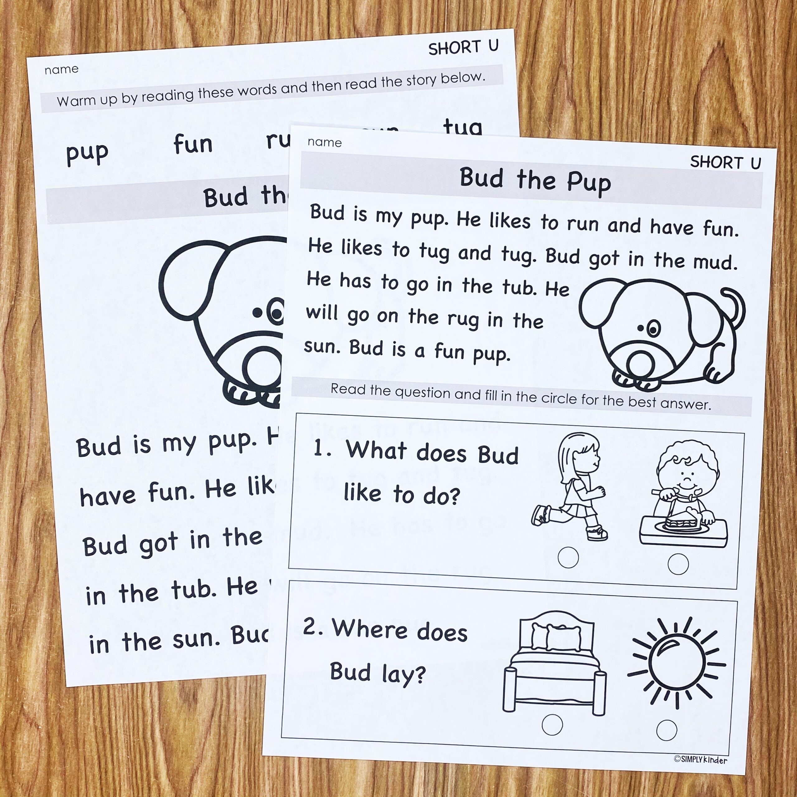 Free Fluency Passages For Kindergarten Simply Kinder Free Fluency Passages For Kindergarten Simply Kinder