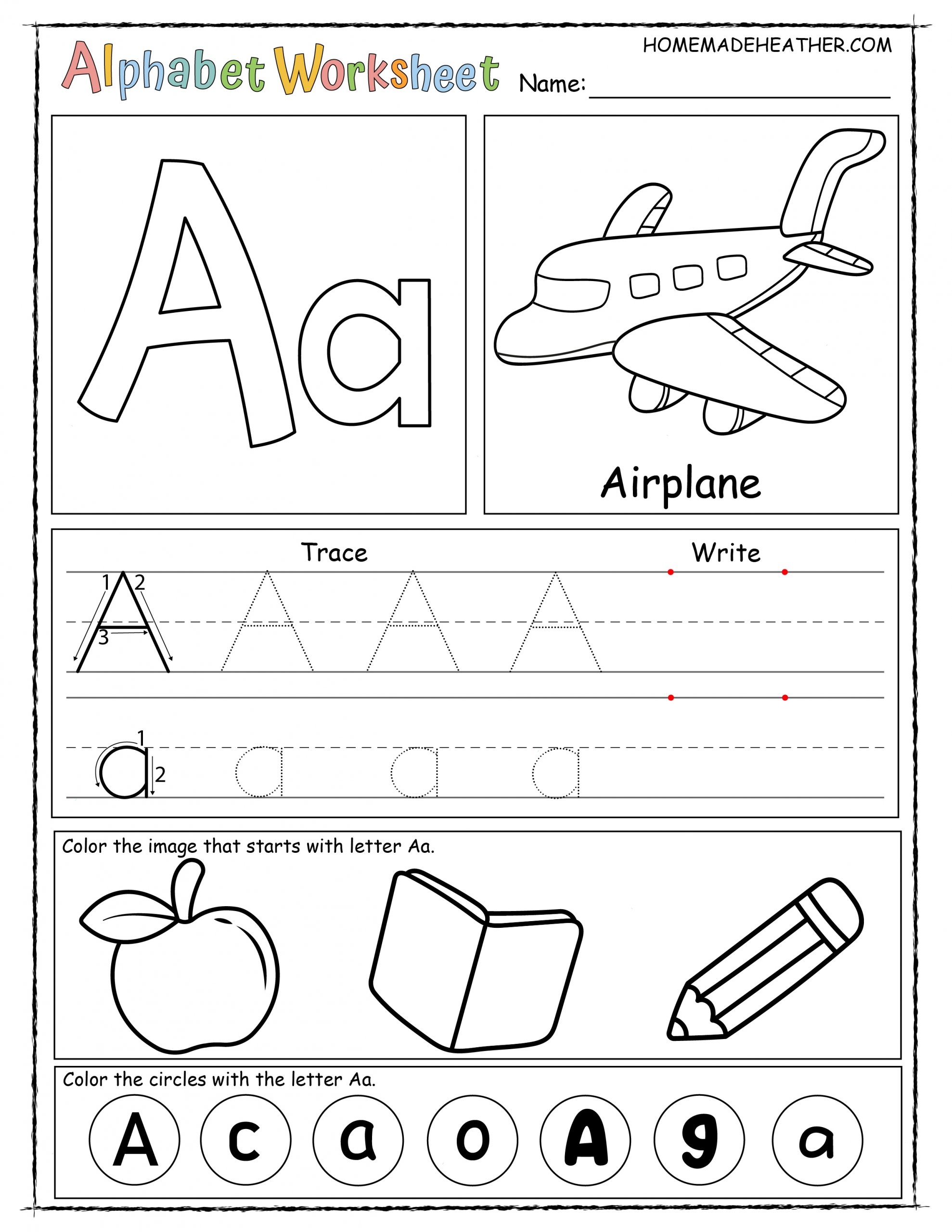 Free Letter Printables For Preschoolers