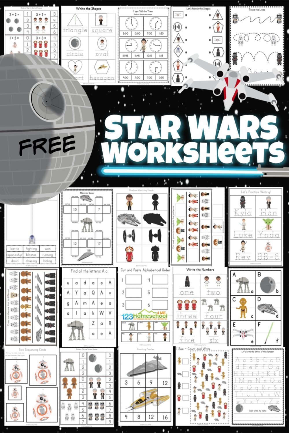 FREE FREE Printable Star Wars Worksheets For Kids FREE FREE Printable Star Wars Worksheets For Kids