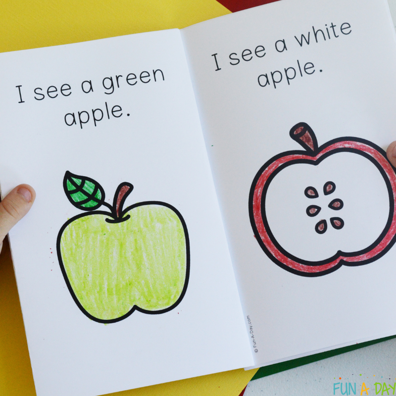 Free I See Apples Printable Book Fun A Day Free I See Apples Printable Book Fun A Day