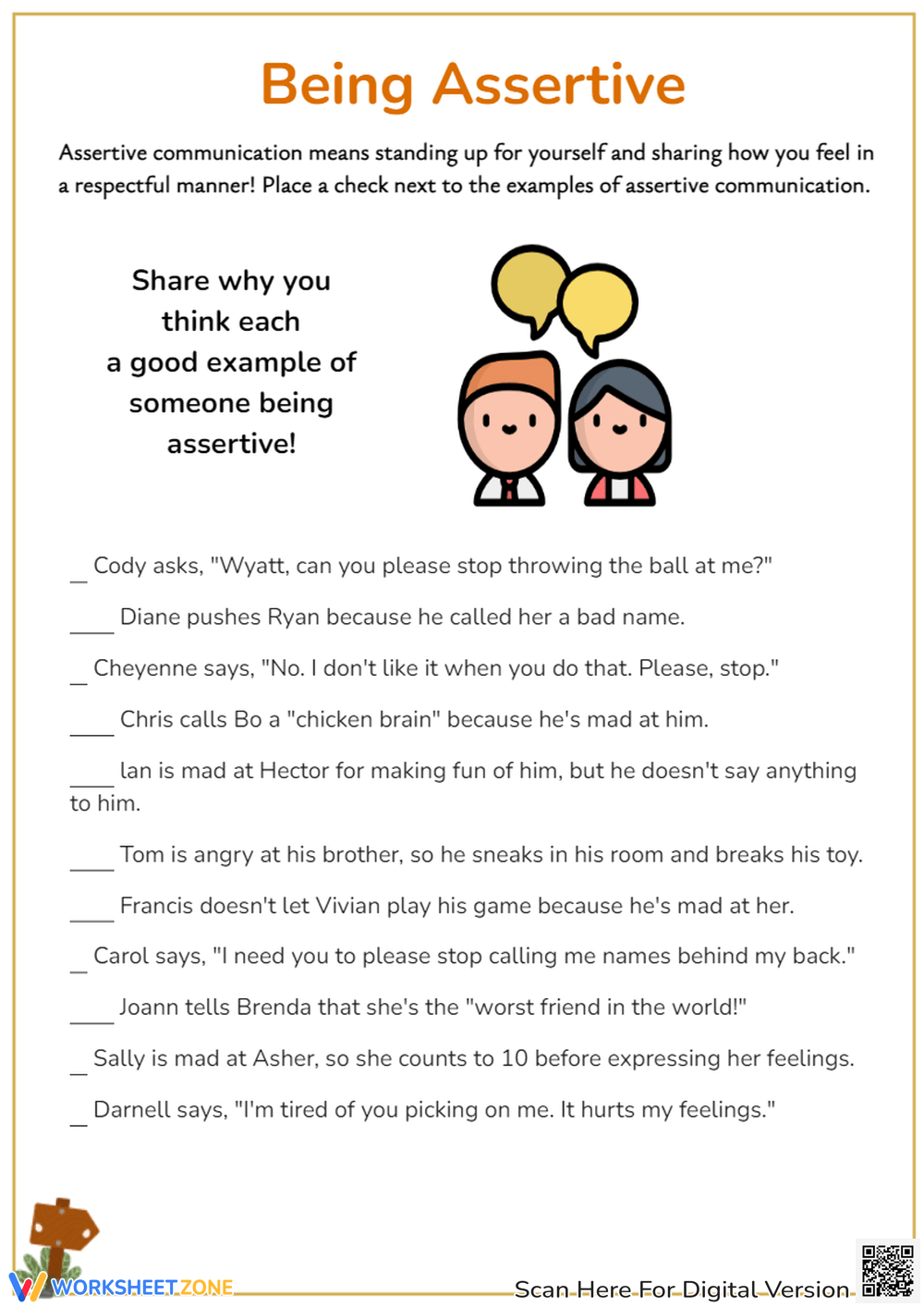 Free Printable Communications Worksheets Free Printable Communications Worksheets