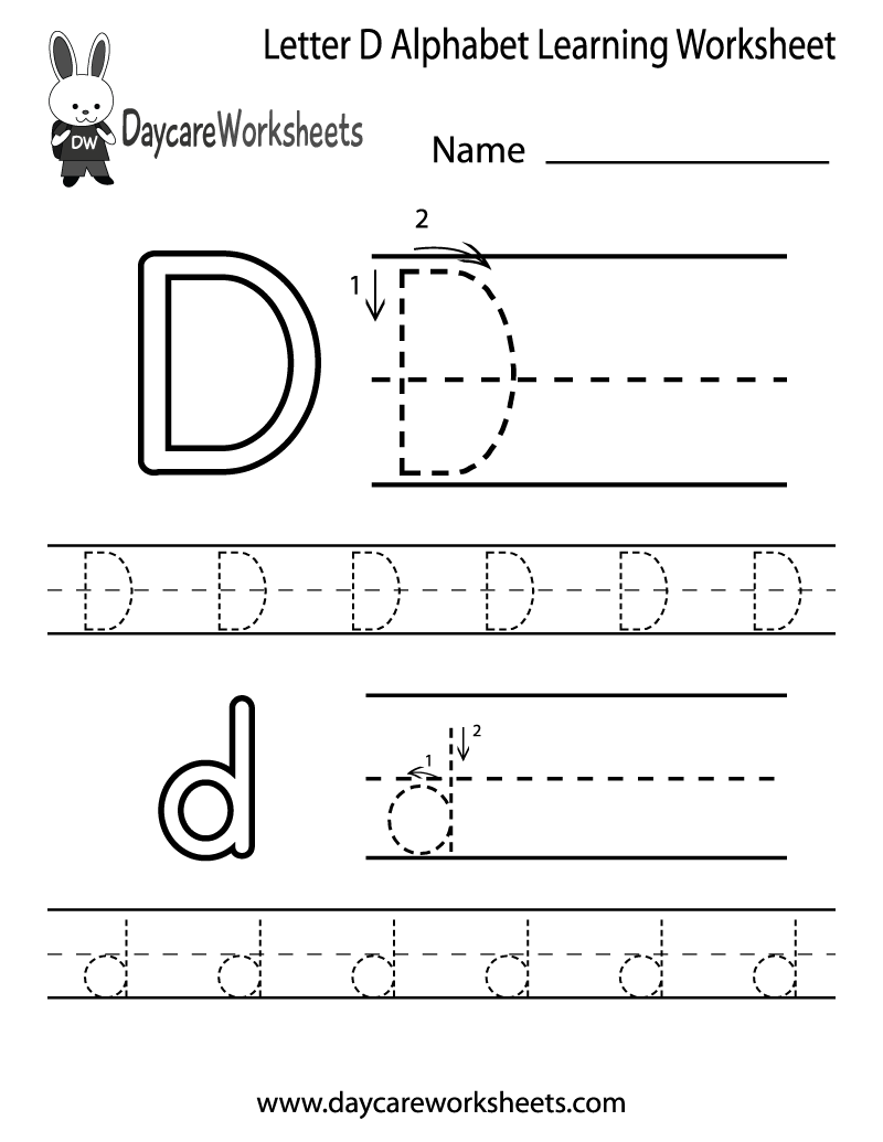 Printable Letter D For Preschool Printable Letter D For Preschool