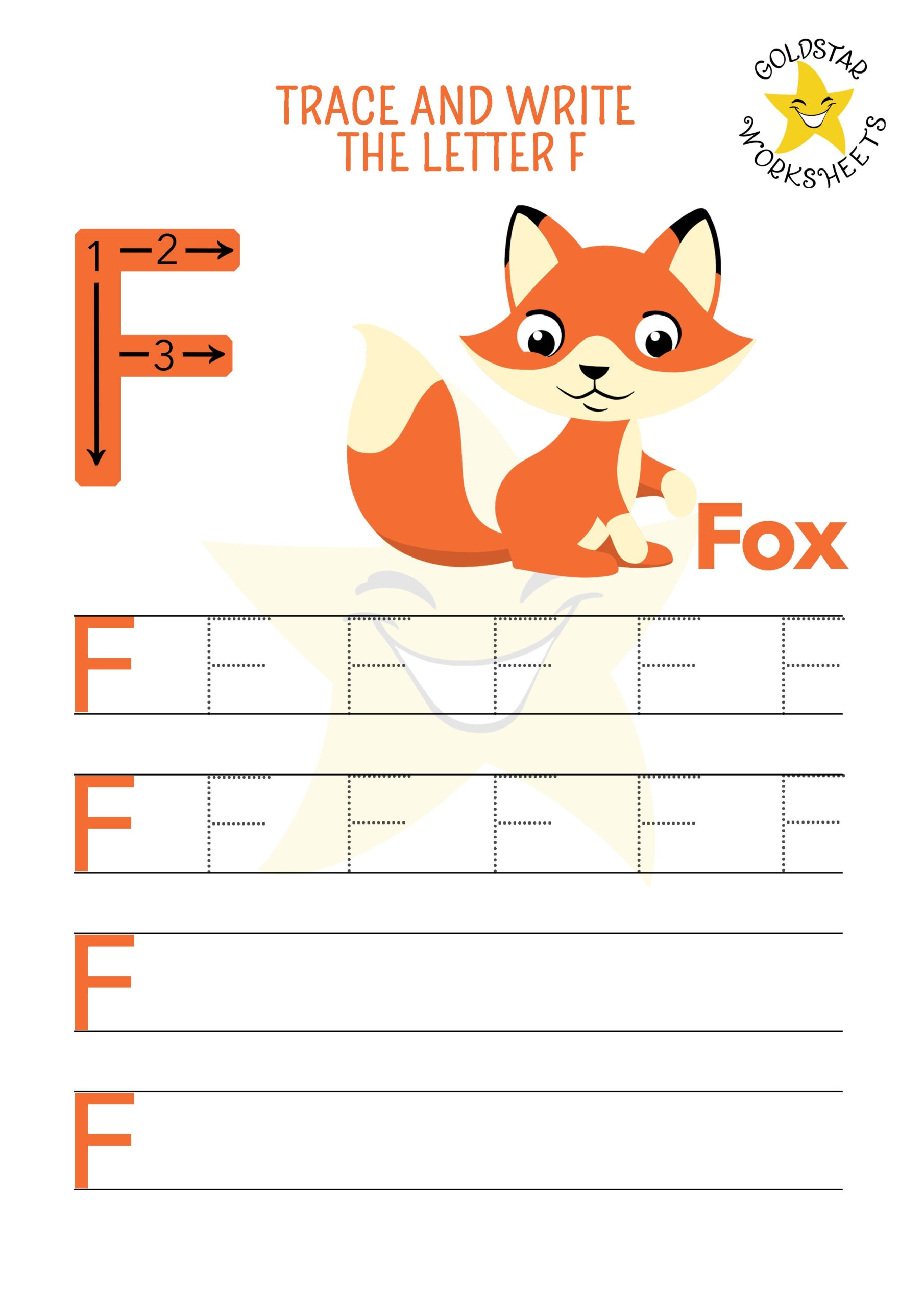 Letter F Free Printable Worksheet Letter F Free Printable Worksheet