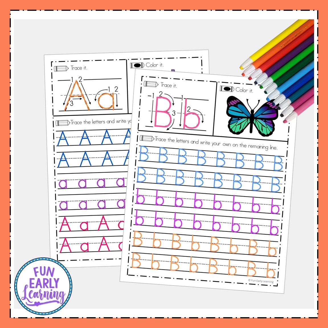 Free Letter Tracing Worksheets A Z Handwriting Practice Fun Free Letter Tracing Worksheets A Z Handwriting Practice Fun