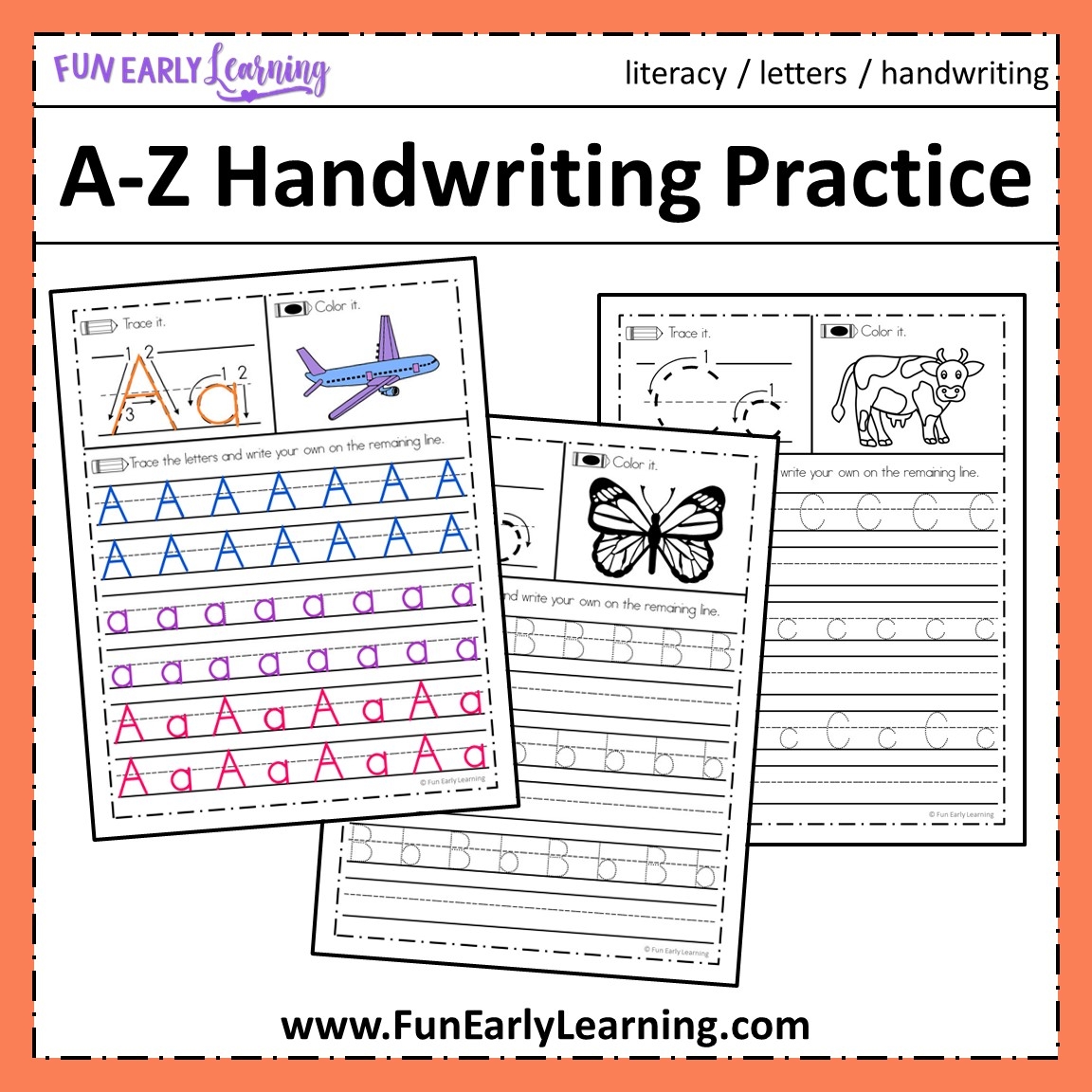Preschool Printable Handwriting Paper