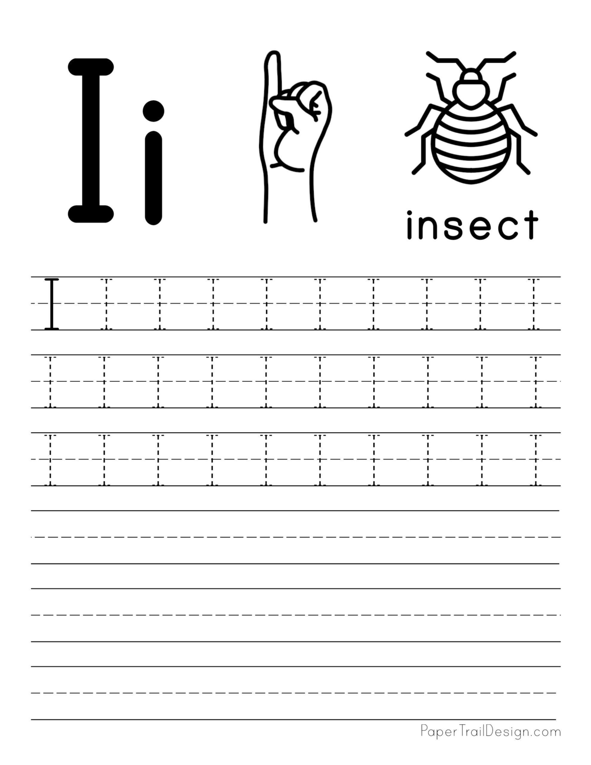 Free Letter Tracing Worksheets Paper Trail Design Worksheets Library