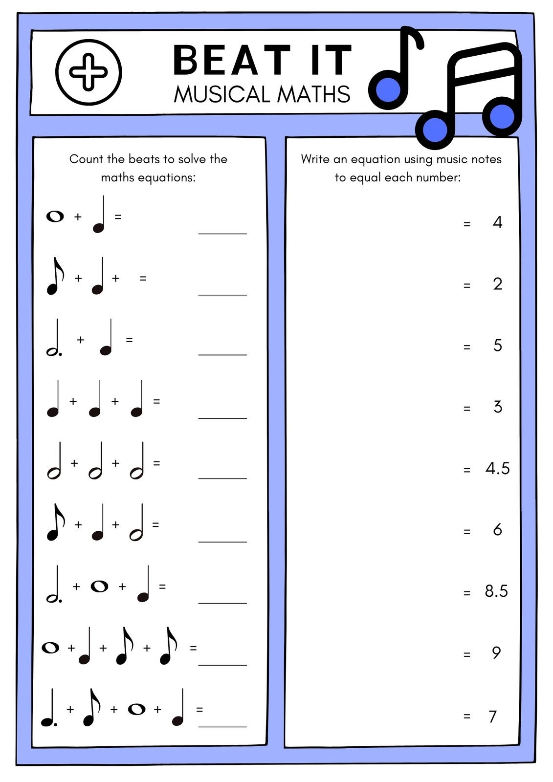 Free Music Worksheet Templates To Edit And Print Canva Free Music Worksheet Templates To Edit And Print Canva