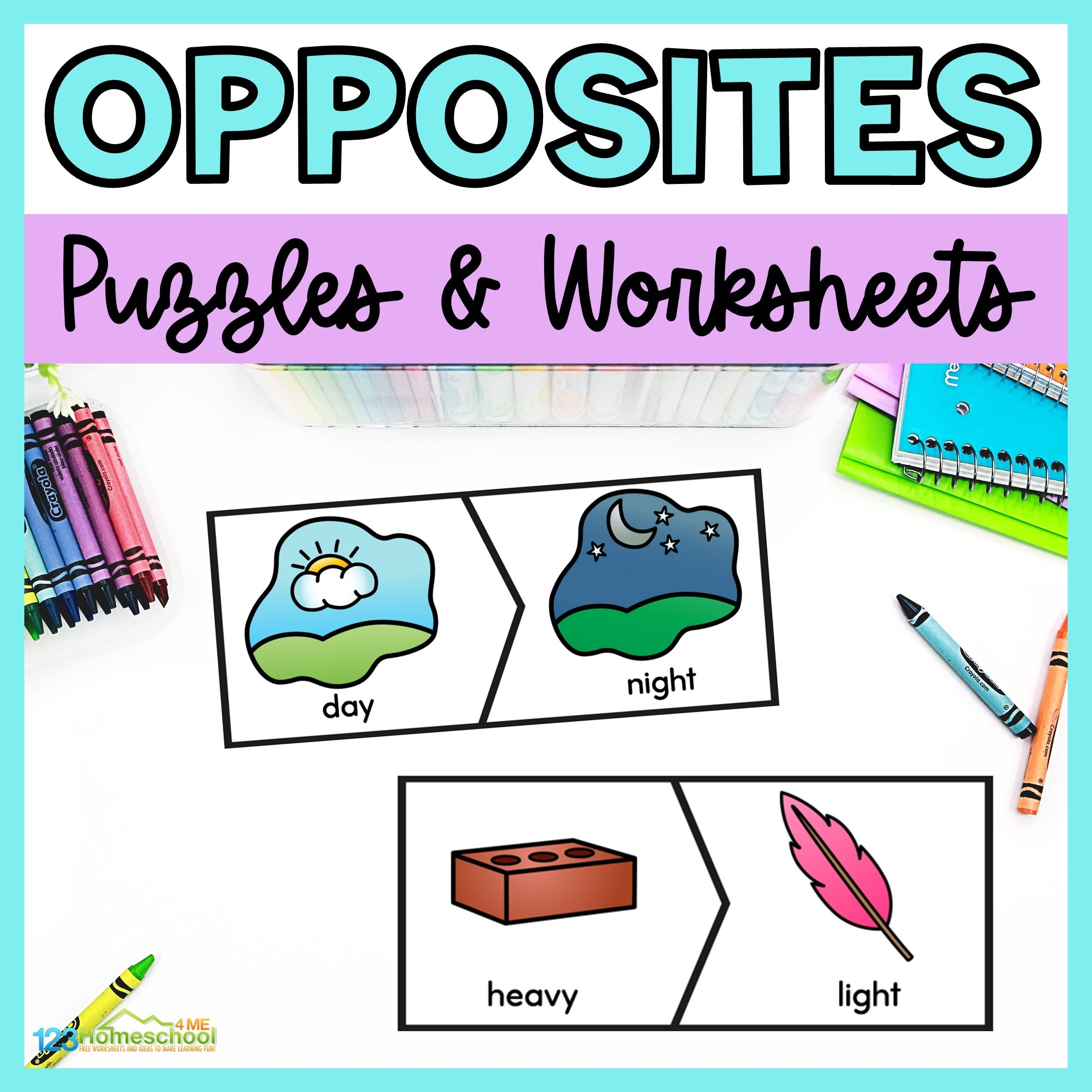 Free Printable Antonyms Worksheets
