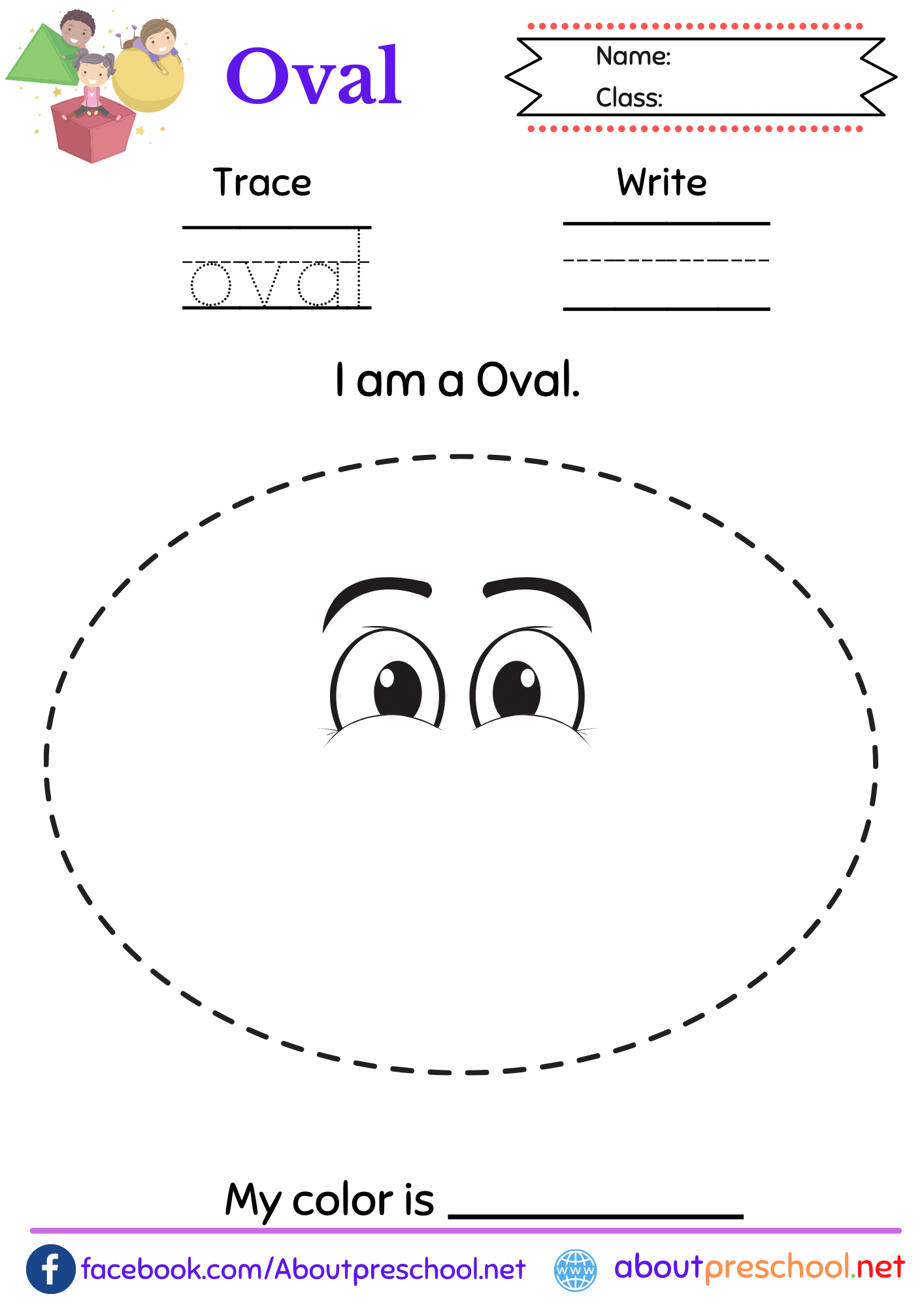 Free Oval Shape Activity Worksheet For School Children Archives Worksheets Library