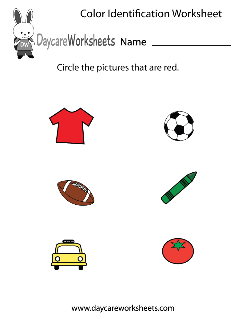 Preschool Colors Printable