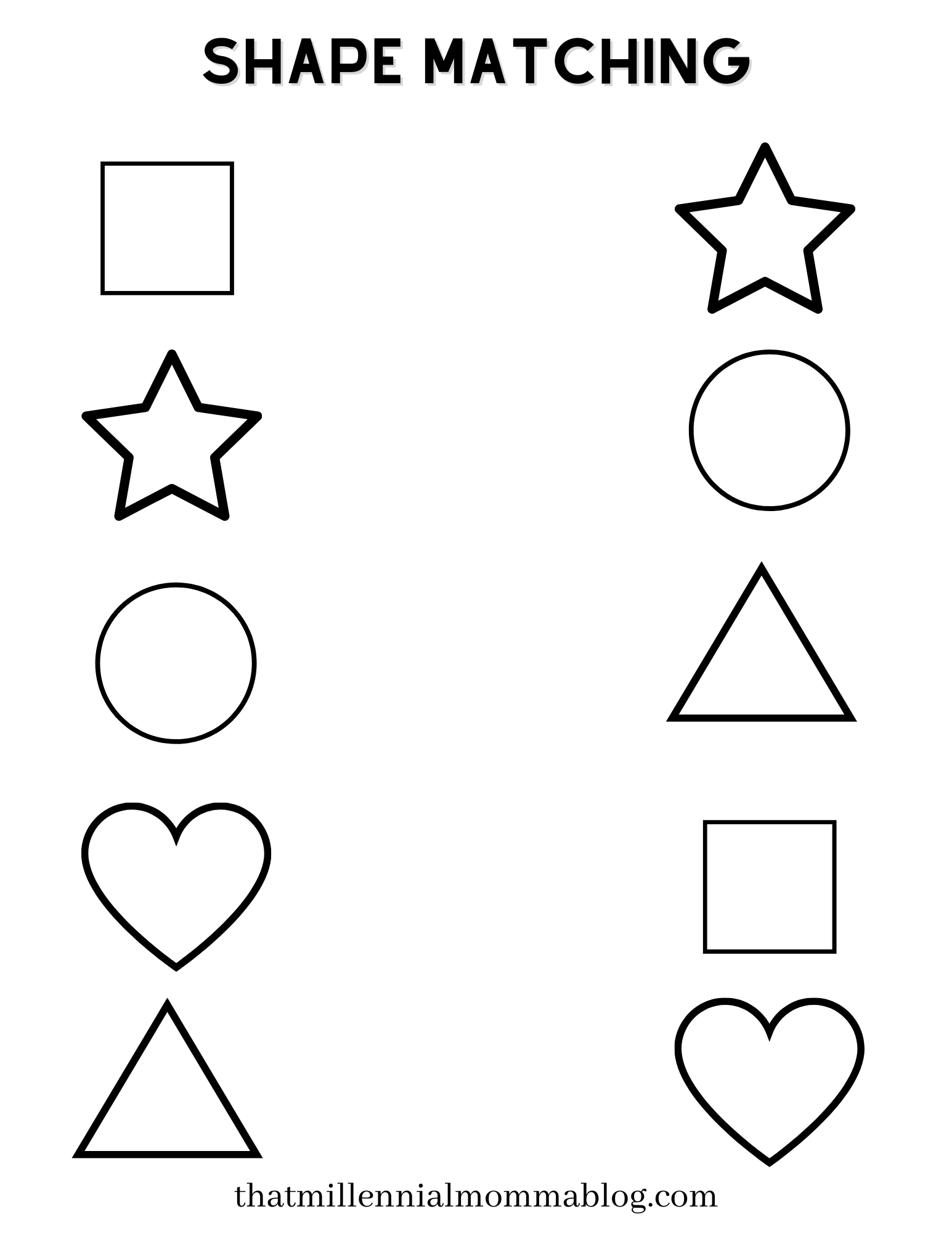 Preschool Printouts Free Printable