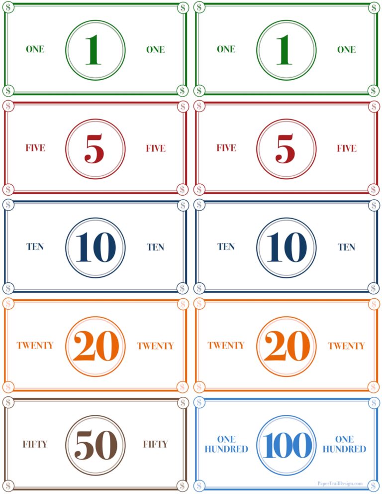 Free Preschool Printable Play Money Download Free Preschool Printable Play Money Png Images Free Worksheets On Clipart Library