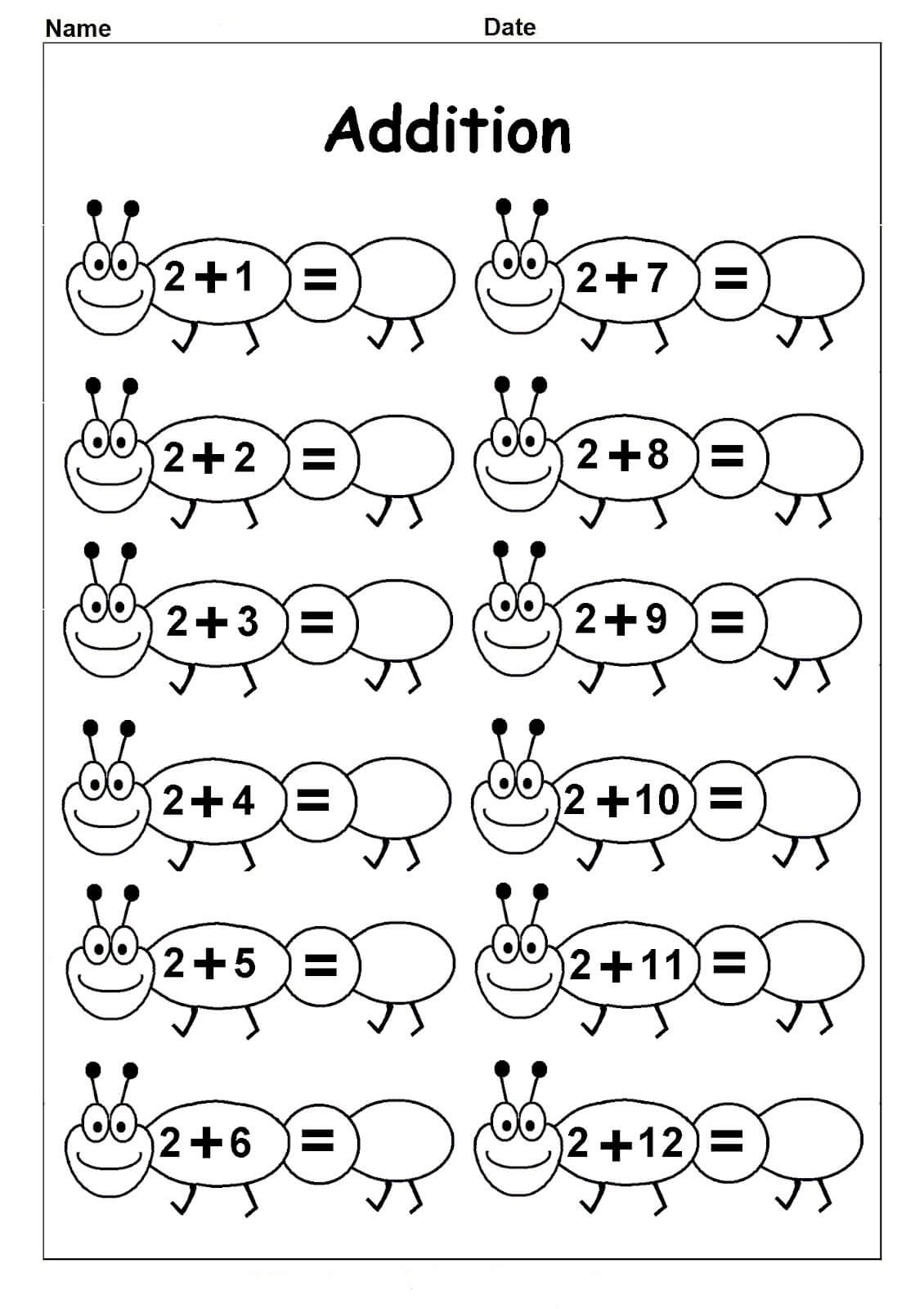 Free Preschool U0026 Kindergarten Math Worksheets 123 Kids Fun Apps 