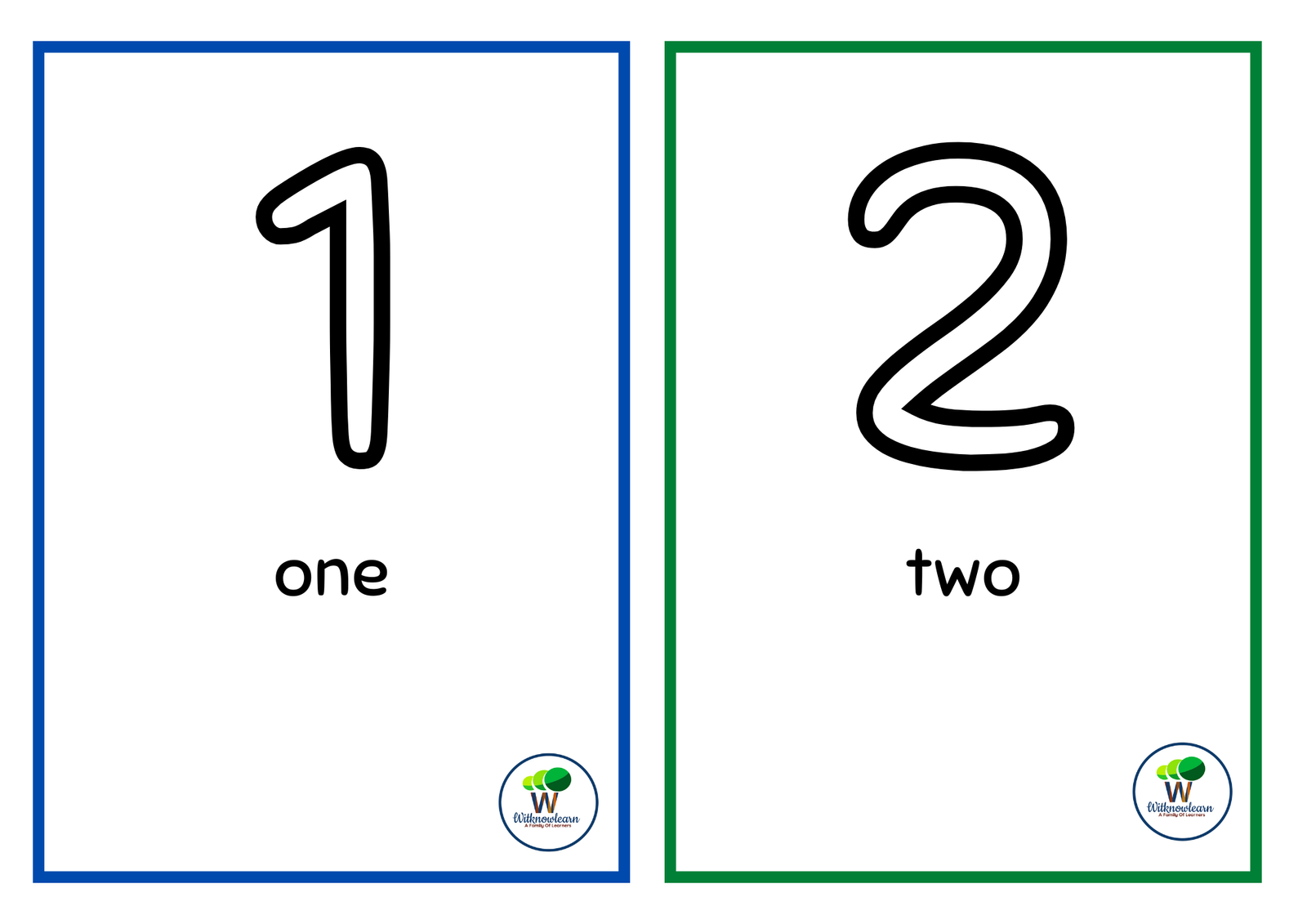 Flashcards Preschoolers Printable