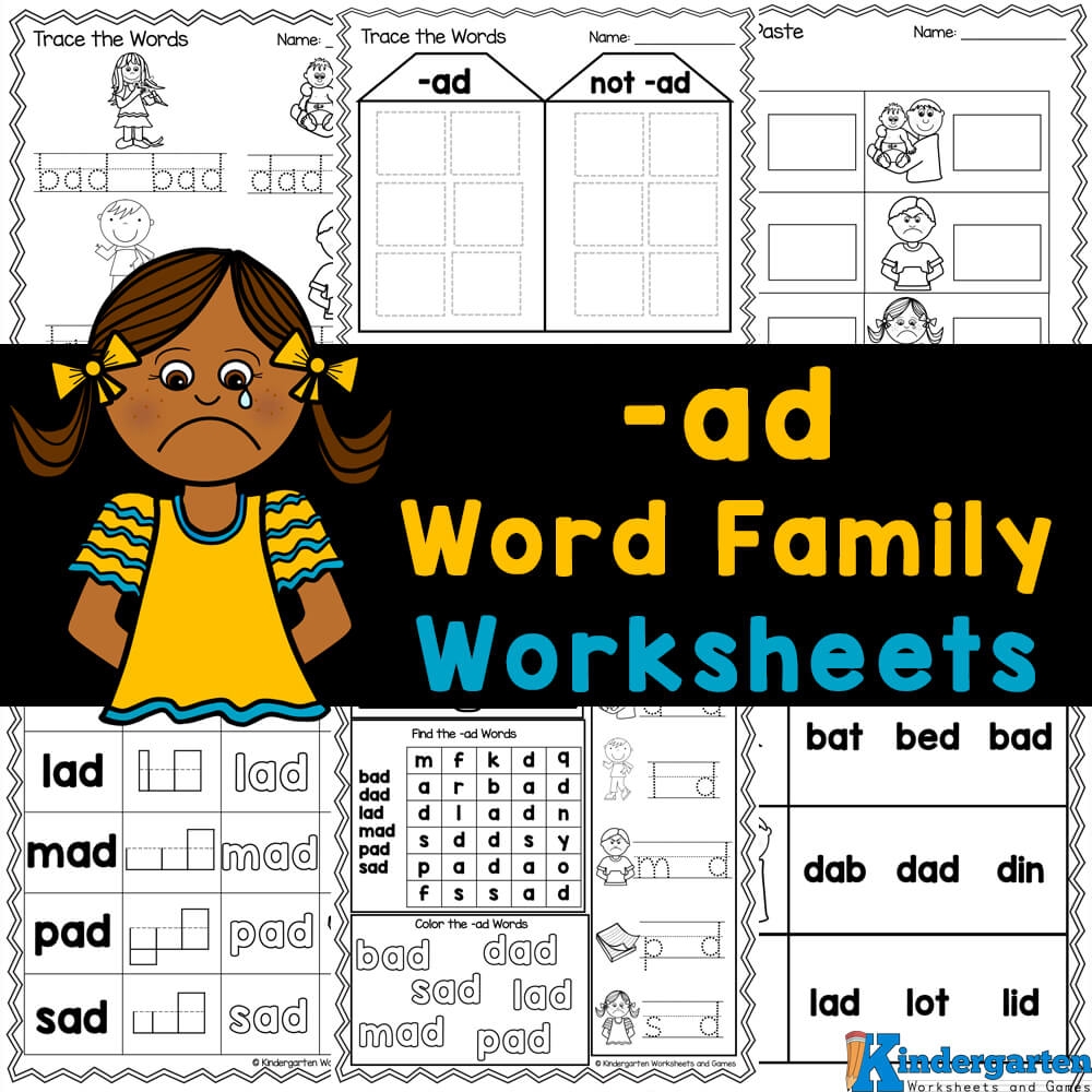 Ar Word Family Worksheets Kindergarten Ar Word Family Worksheets Kindergarten