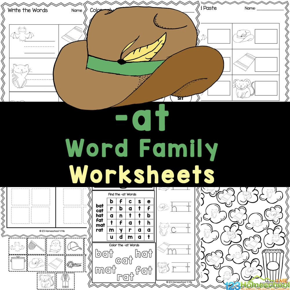 Un Word Family Worksheets Kindergarten Un Word Family Worksheets Kindergarten