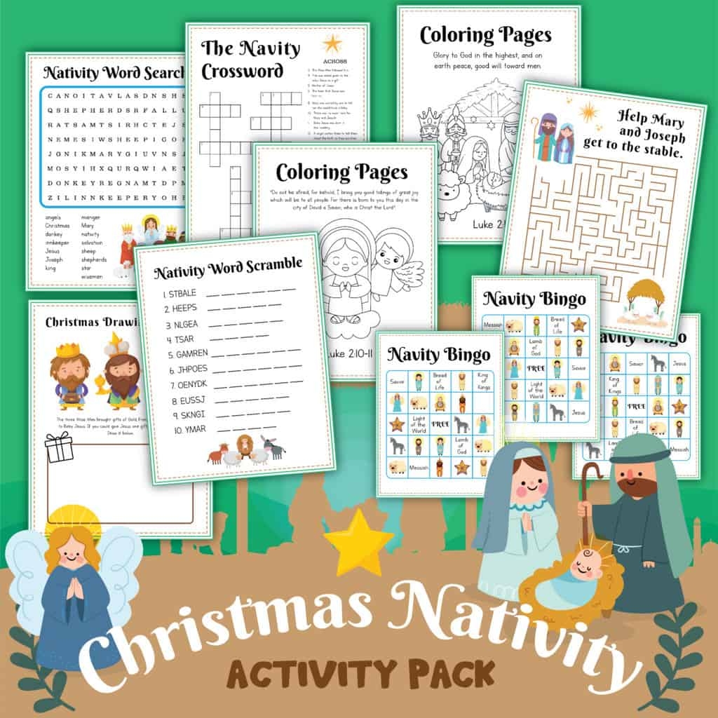 Free Printable Christmas Nativity Activity Pack Hess UnAcademy Free Printable Christmas Nativity Activity Pack Hess UnAcademy