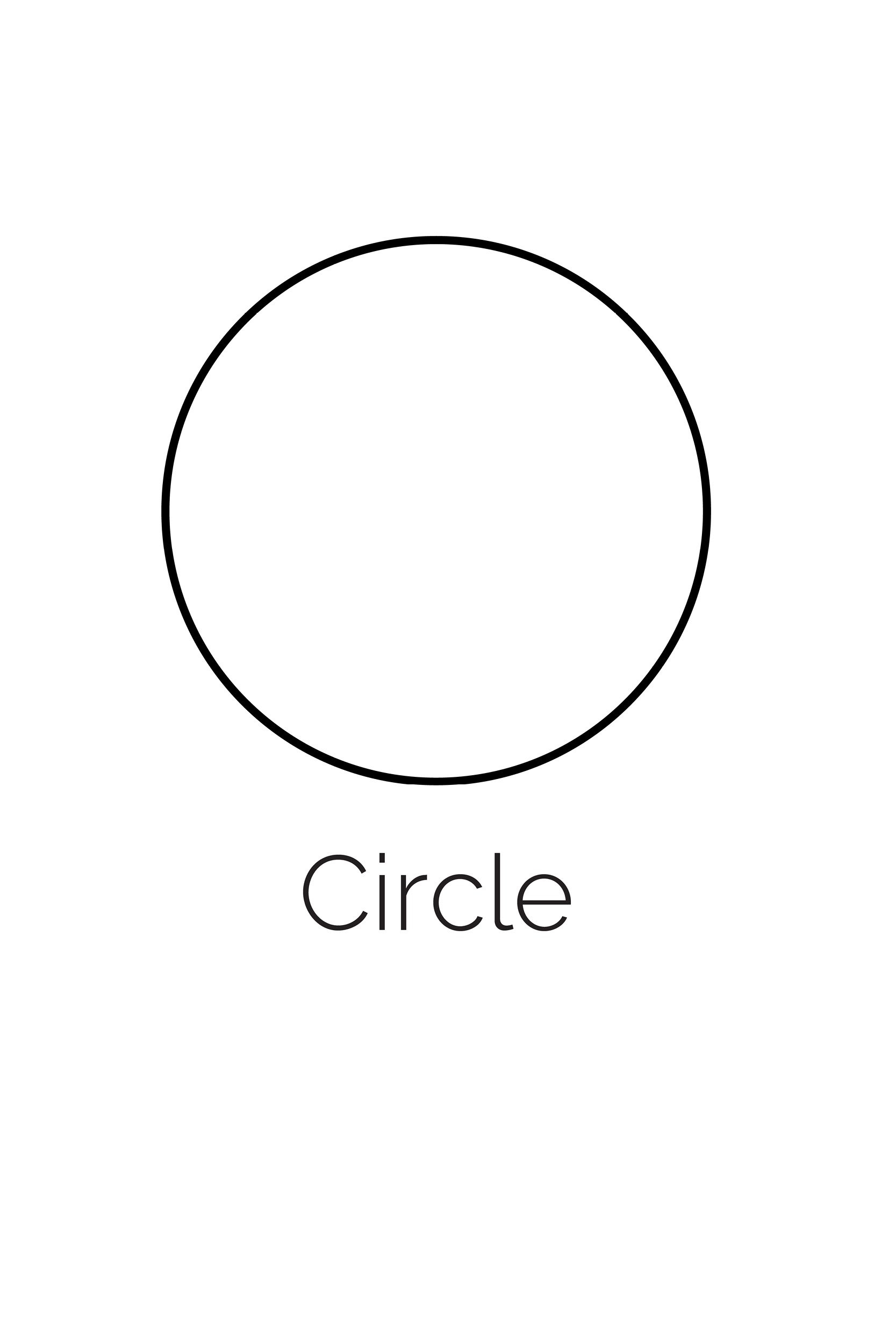 Free Printable Circle Shape Free Printable Circle Shape