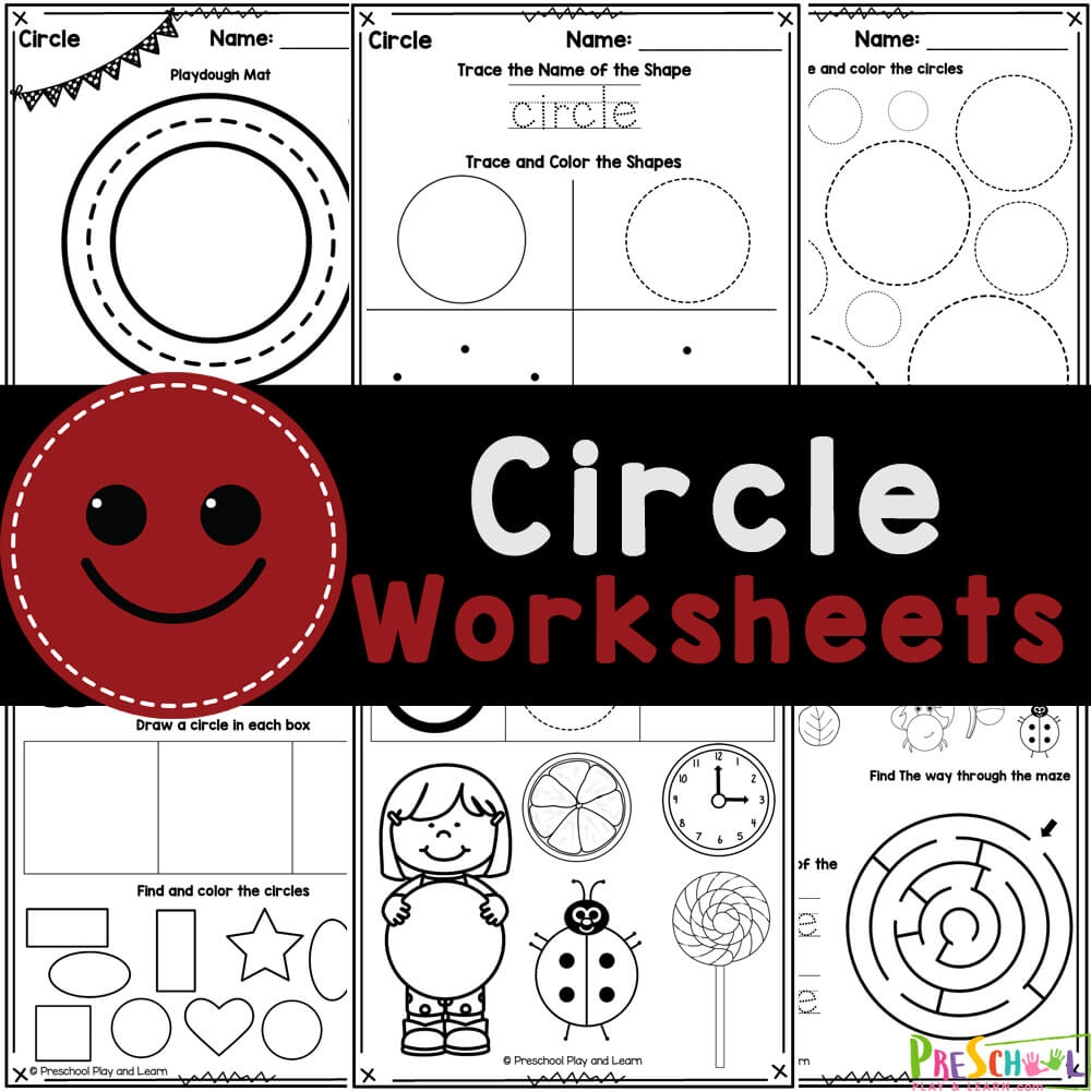 FREE Printable Circle Tracing Shape Worksheets For Preschool FREE Printable Circle Tracing Shape Worksheets For Preschool