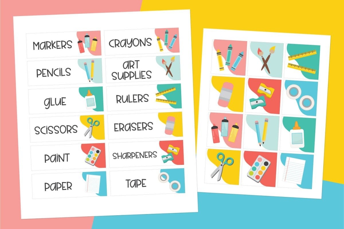 Free Printable Classroom Labels For Preschoolers Free Printable Classroom Labels For Preschoolers