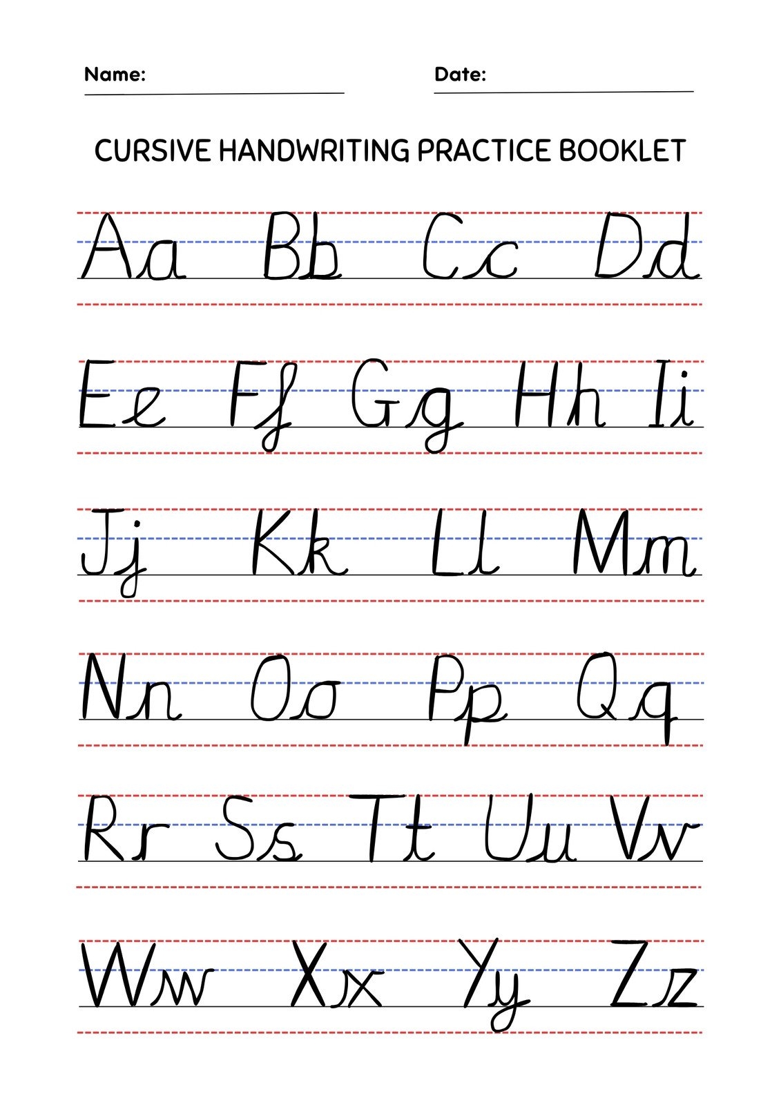 Cursive Worksheets Free Printable Name Cursive Worksheets Free Printable Name