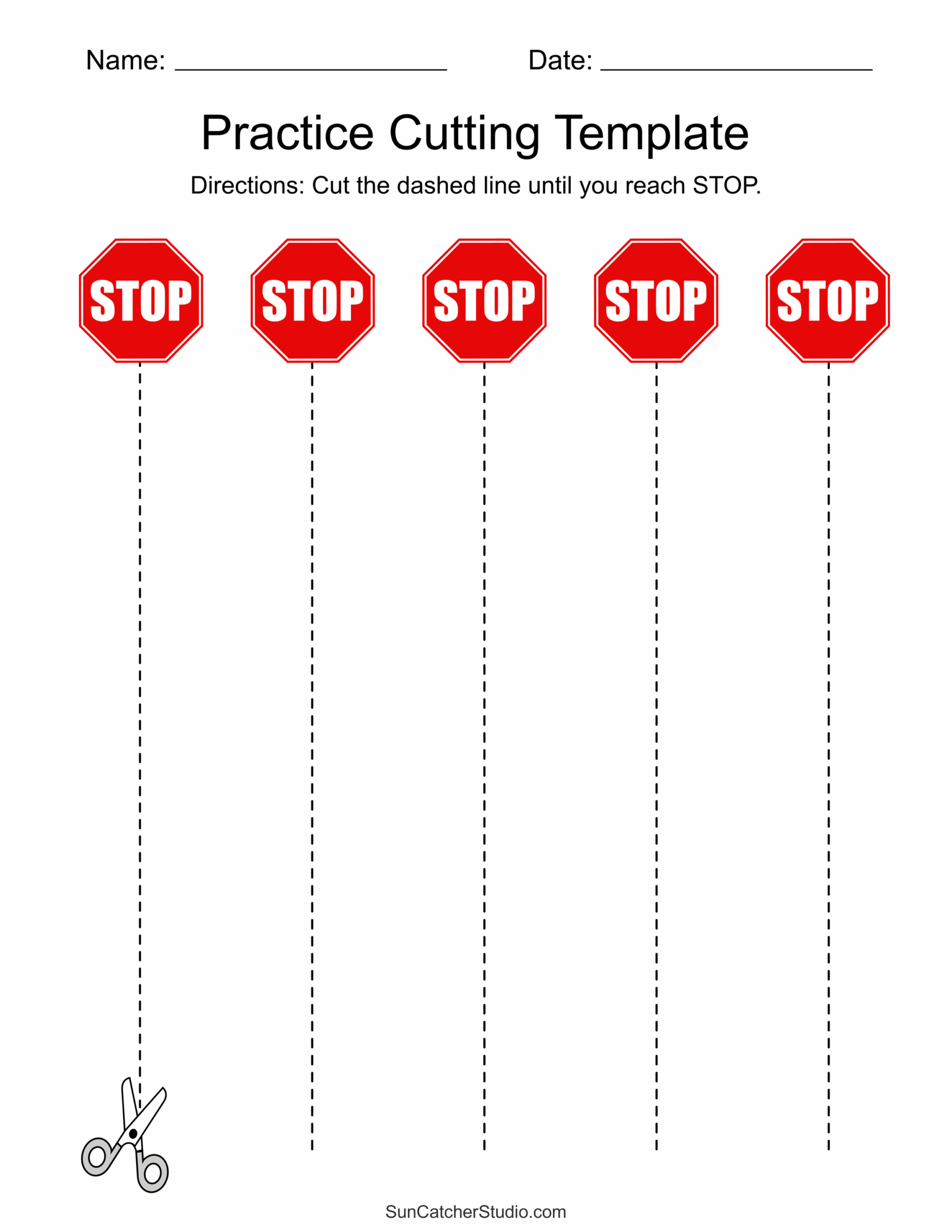 Free Printable Cutting Worksheets For Preschoolers Free 