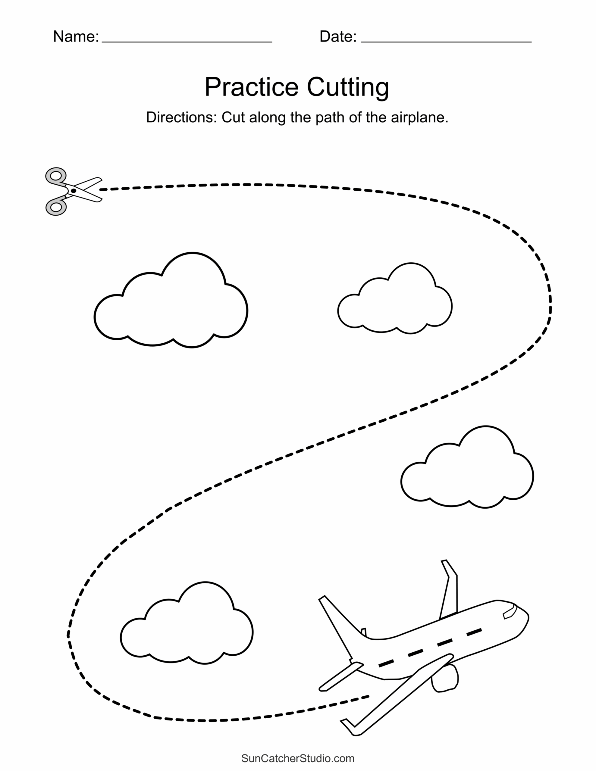 Cutting Activity For Preschool Free Printable Cutting Activity For Preschool Free Printable