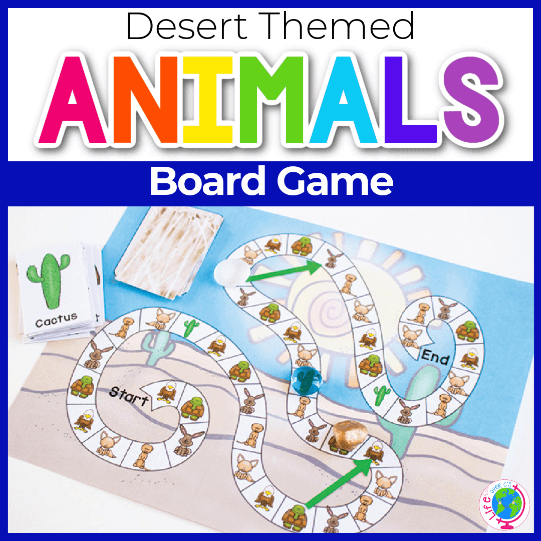 Free Printable Desert Animal Game For Preschoolers Free Printable Desert Animal Game For Preschoolers