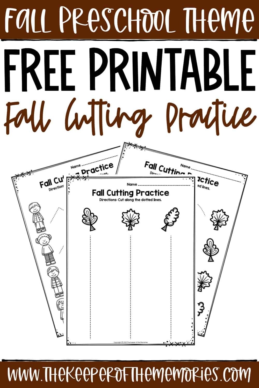 Free Printable Fall Cutting Worksheets The Keeper Of The Memories Free Printable Fall Cutting Worksheets The Keeper Of The Memories