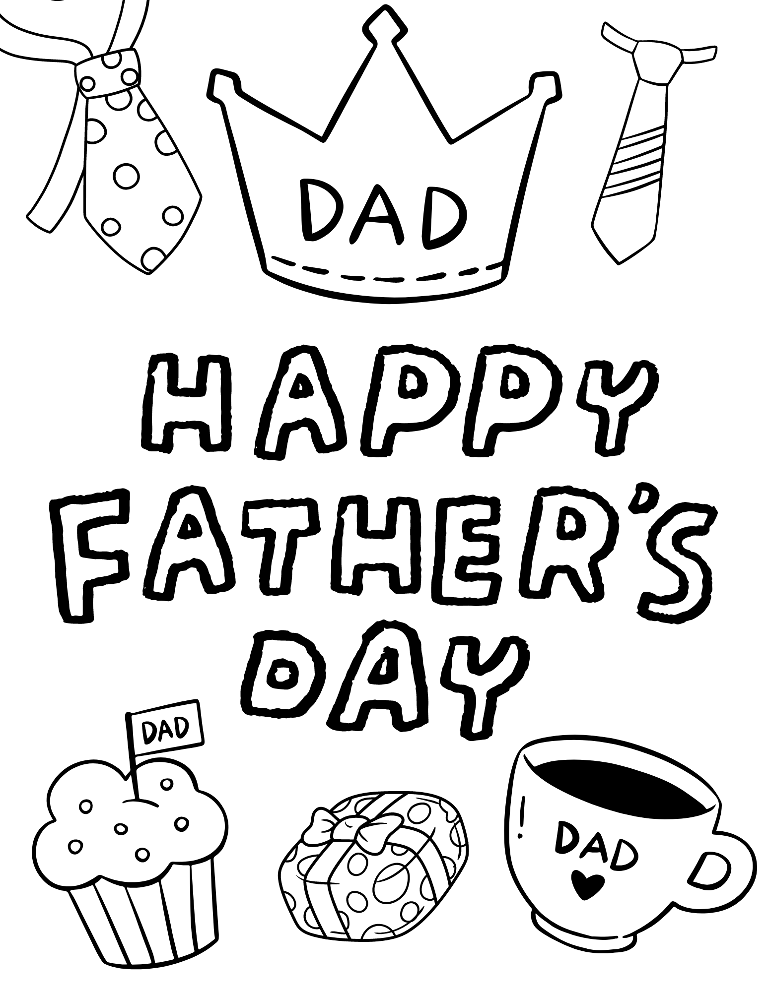 Free Printable Father s Day Coloring Pages To Celebrate Dad Free Printable Father s Day Coloring Pages To Celebrate Dad