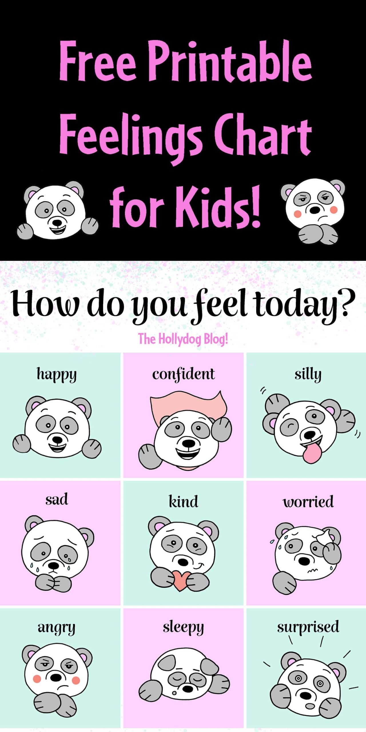 Emotions Chart Preschool Printable Free