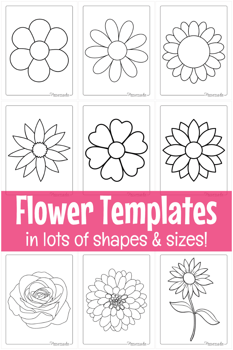 Flower Pattern Printables Preschool