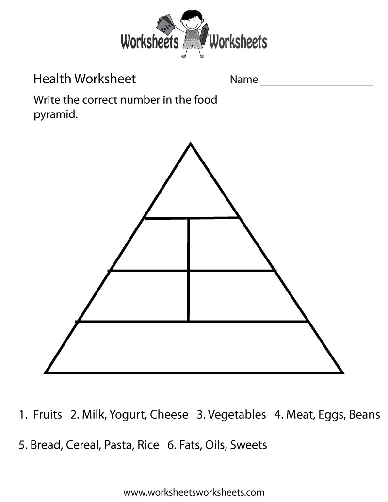 Printable Food Pyramid For Preschoolers