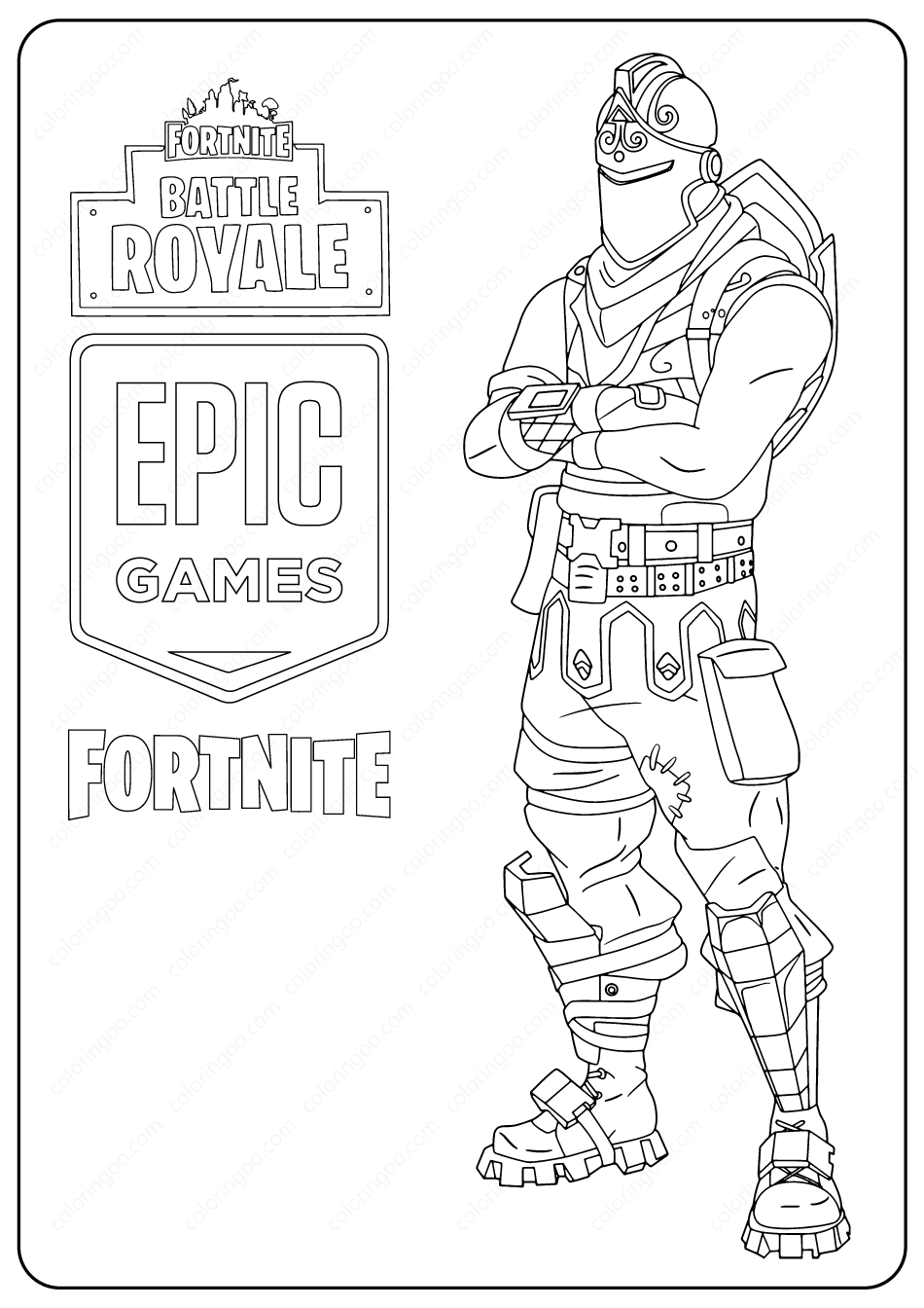 Free Printable Fortnite Black Knight Skin Coloring Pages Free Printable Fortnite Black Knight Skin Coloring Pages