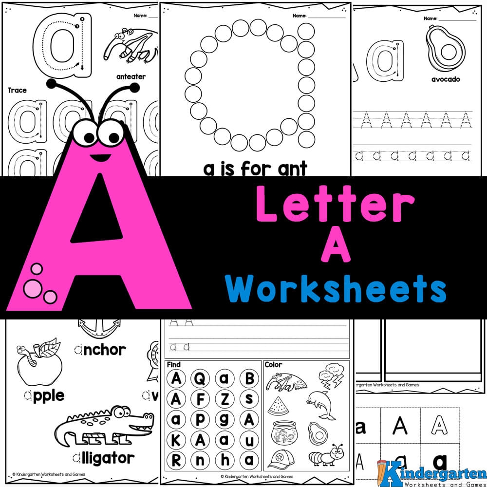 Free Letter Worksheets For Kindergarten