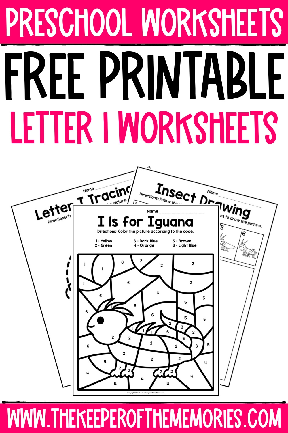 Letter I Printables For Preschool