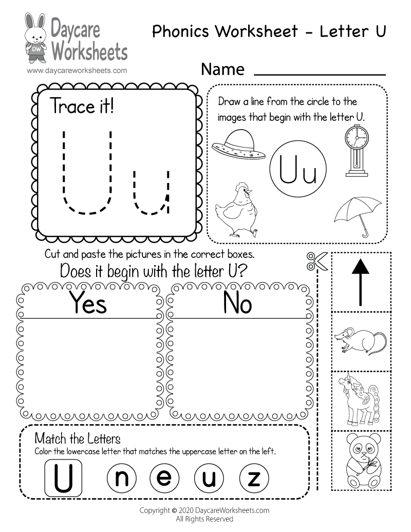 Letter U Preschool Printables Letter U Preschool Printables