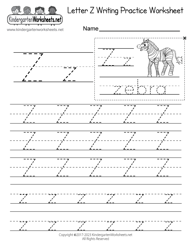 Free Printable Letter Z Worksheets Free Printable Letter Z Worksheets