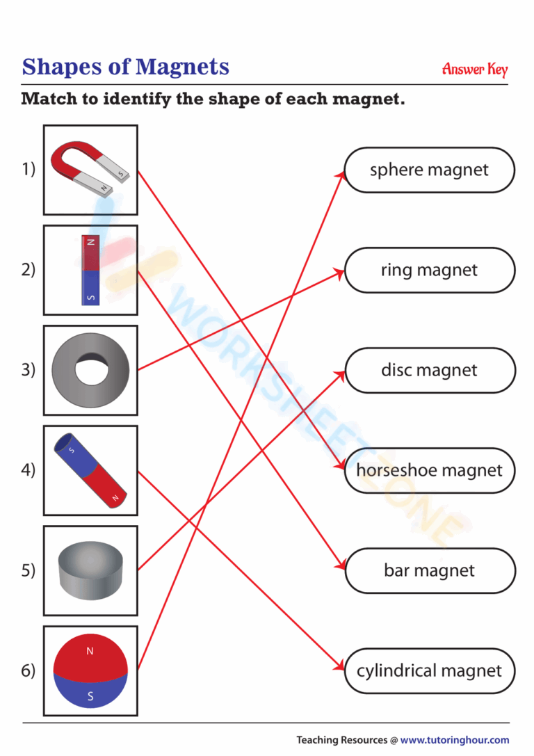 Free Printable Magnetism Worksheet Collection For Teaching Worksheets Library