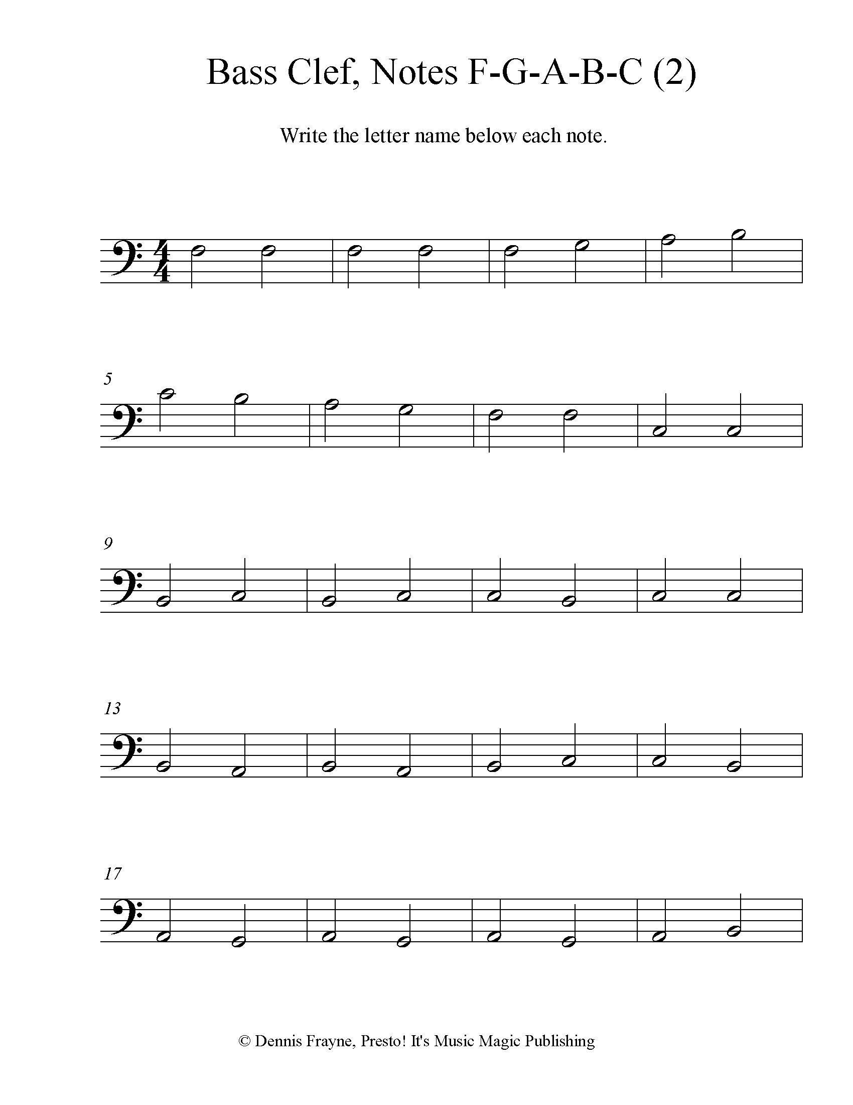 FREE Printable Music Note Naming Worksheets Presto It s Music Magic Publishing FREE Printable Music Note Naming Worksheets Presto It s Music Magic Publishing