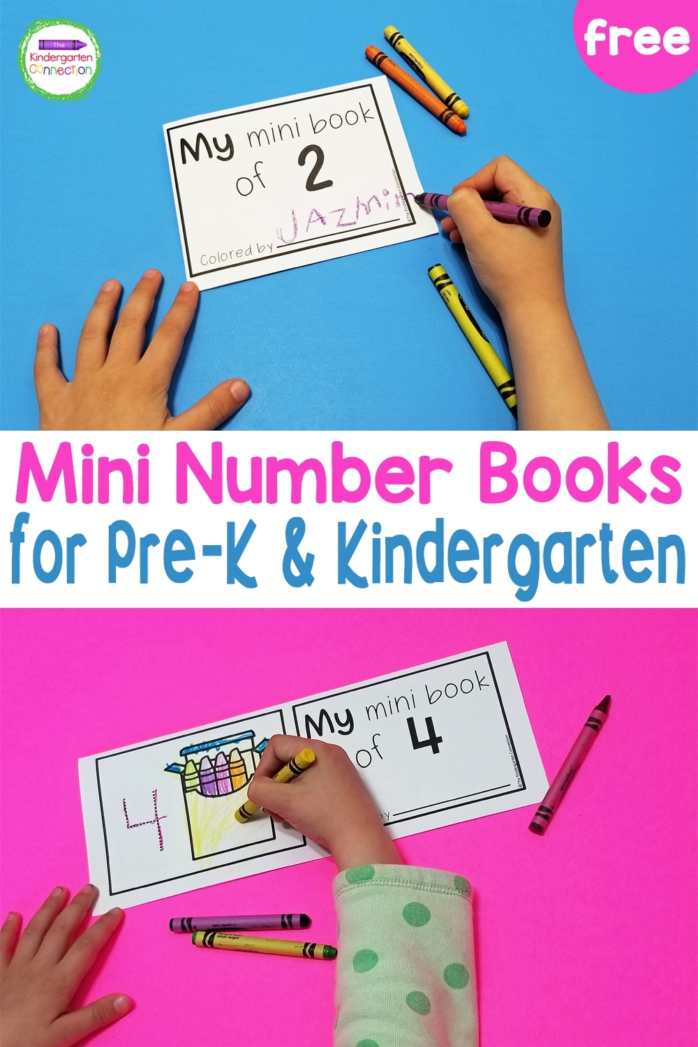 FREE Printable Number Mini Books For Pre K U0026 Kindergarten FREE Printable Number Mini Books For Pre K U0026 Kindergarten